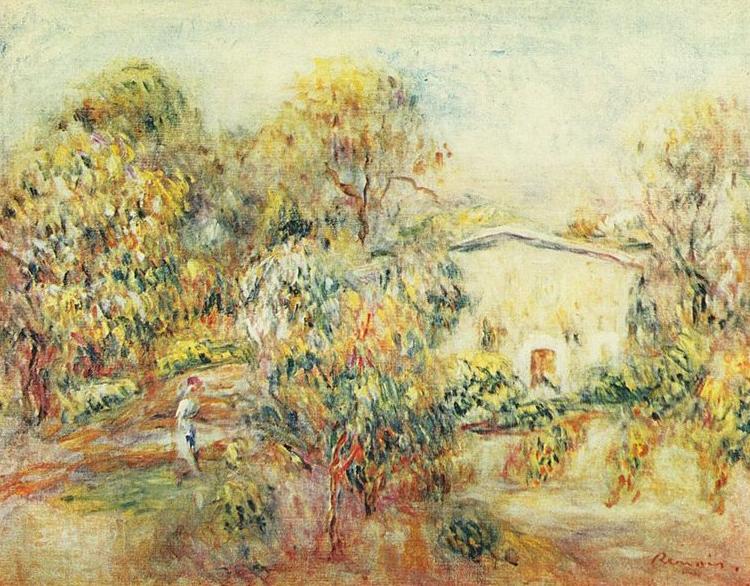 Pierre-Auguste Renoir Landschaft bei Cagnes oil painting picture